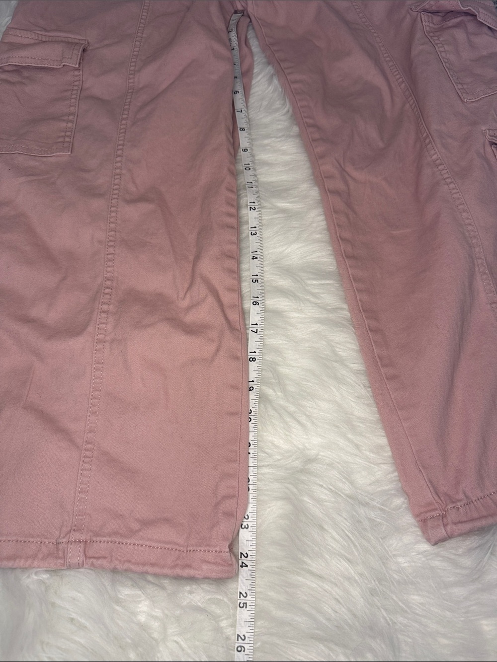 Celebrity Pink Cargo Pants Women’s Medium Pink Utility Pants Straight Leg Y2K - Picture 7 of 10